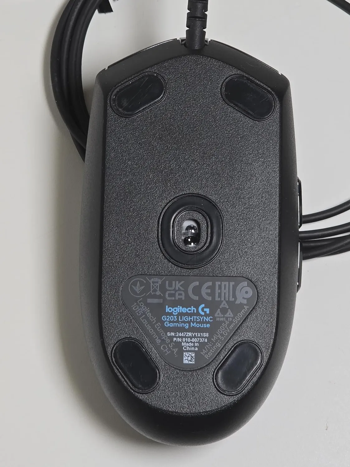 Logitech G G203 LIGHTSYNC mouse gaming nero 8000 DPI