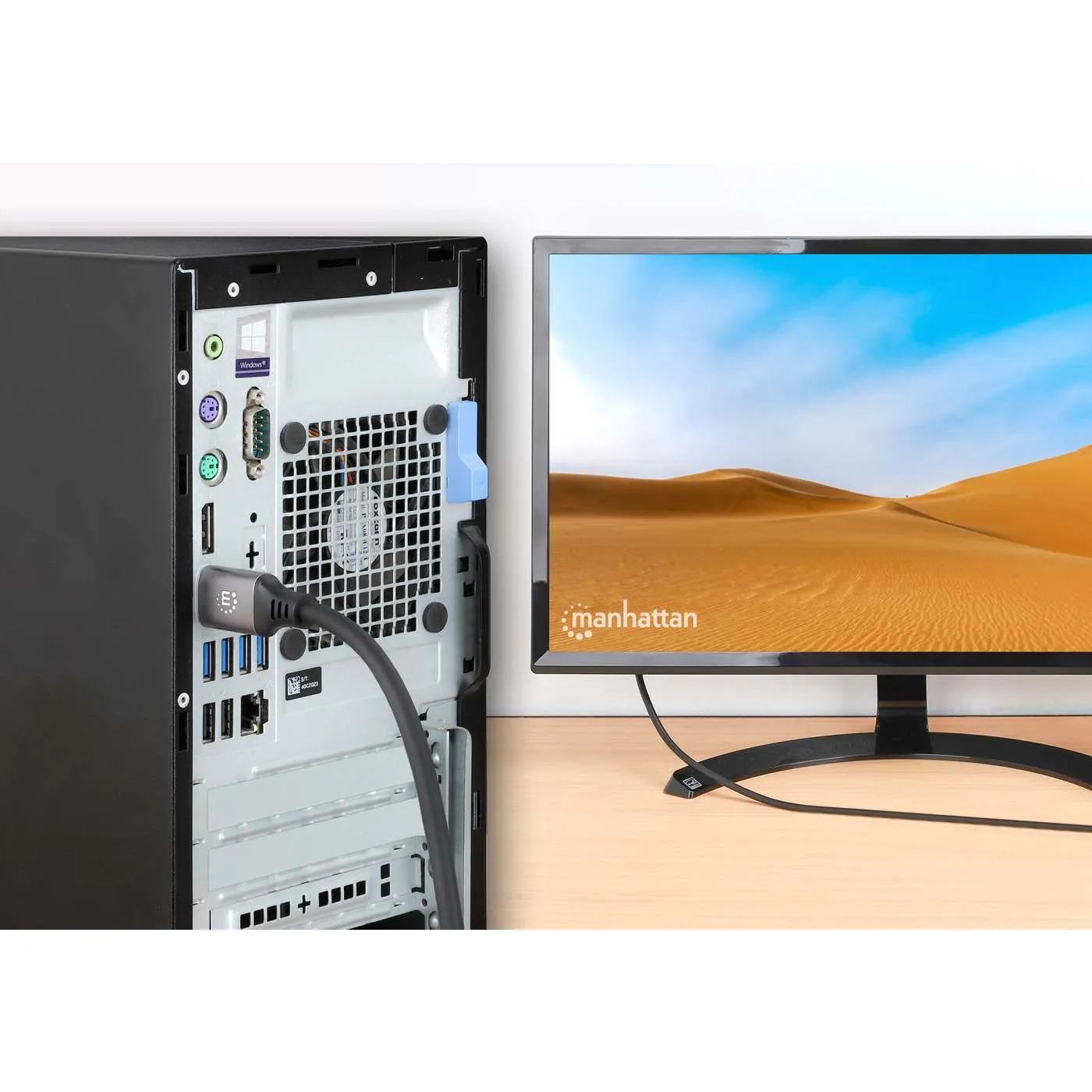 Manhattan Cavo DisplayPort 4K@60Hz 2 m MST