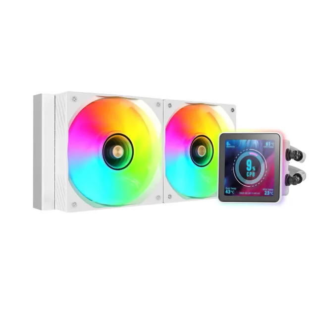 Mars Gaming ML-VISIONPRO240 AIO 240 bianco schermo 4"