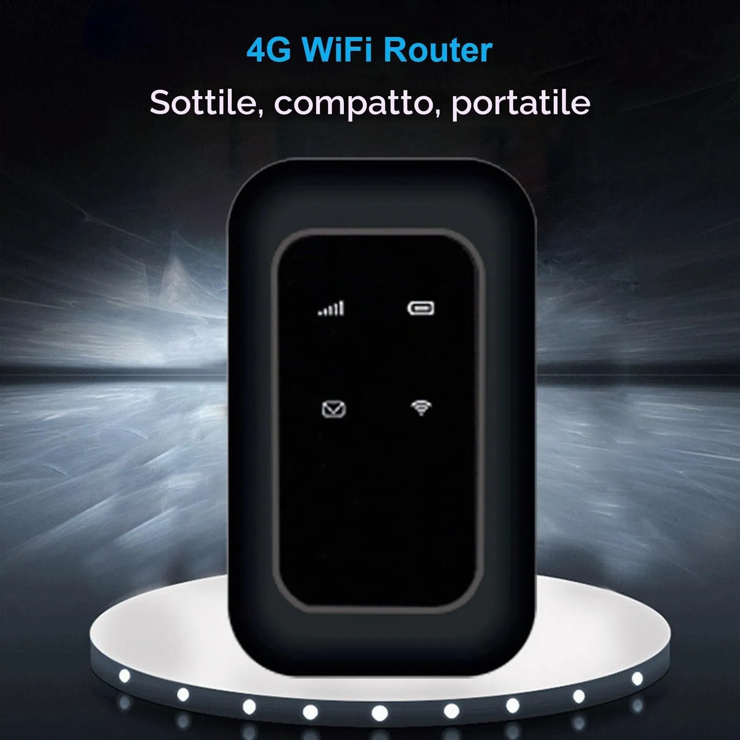 Zunate router WiFi portatile 4G 150Mbps 2100mAh 10 dispositivi