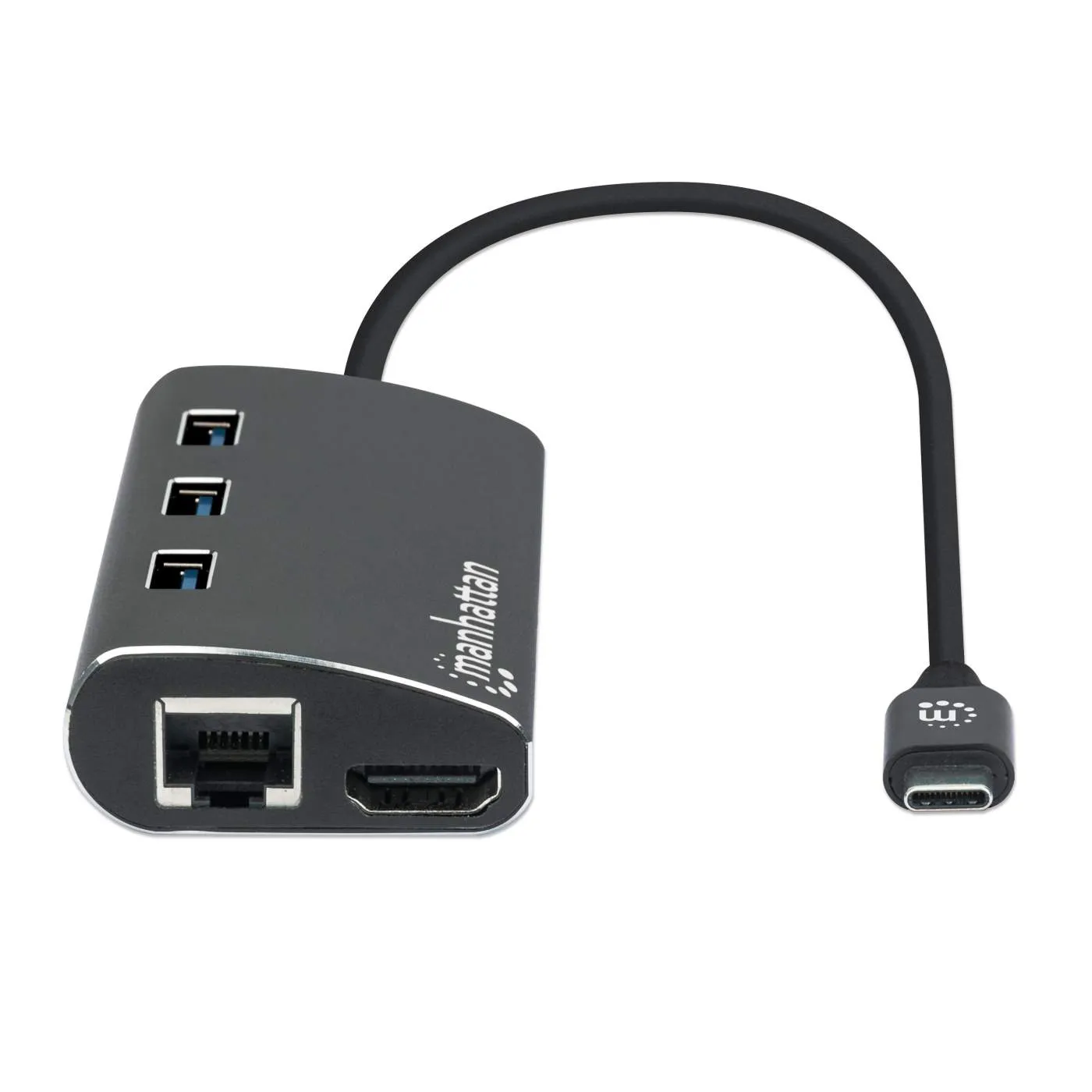Manhattan SuperSpeed USB-C adattatore multiporta 4K Ethernet