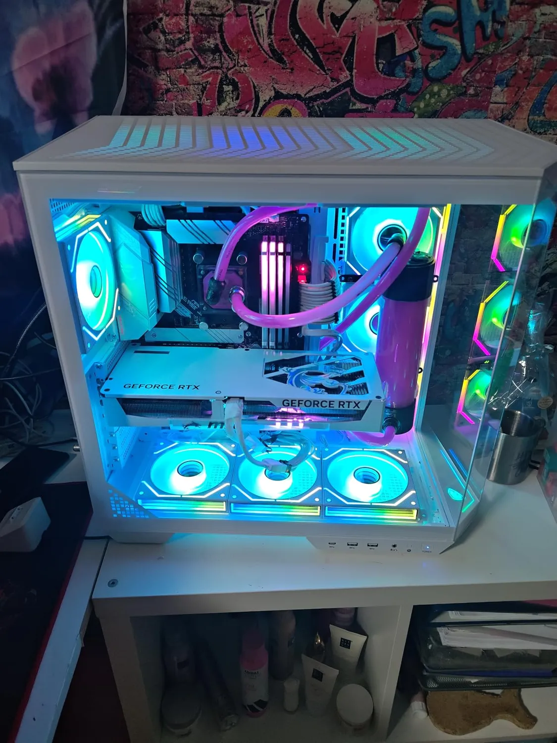Mars Gaming MF-3DPROX2R ventole PC 120mm kit 2 bianche ARGB