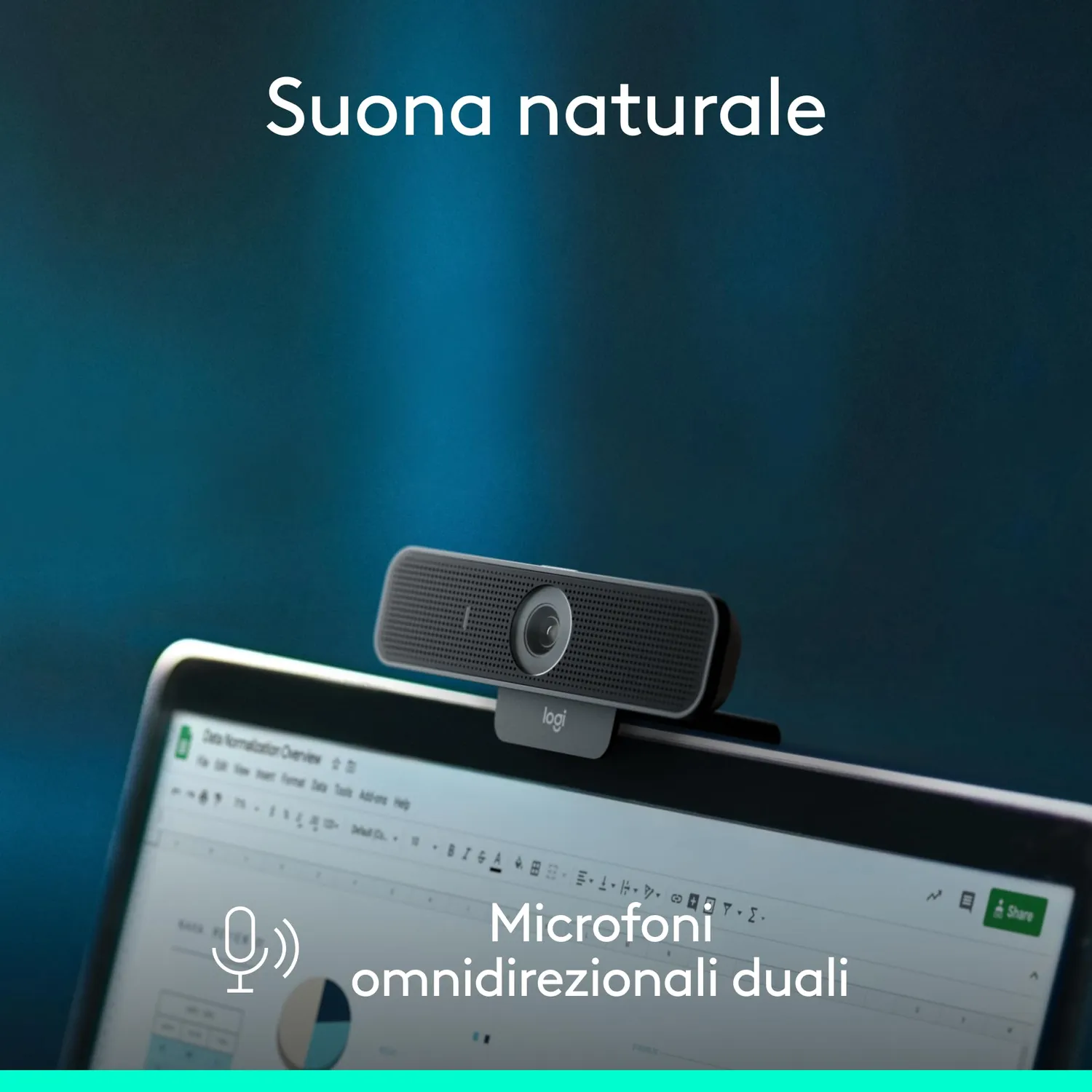 Logitech C925e webcam Full HD 1080p 30fps 78° con zoom