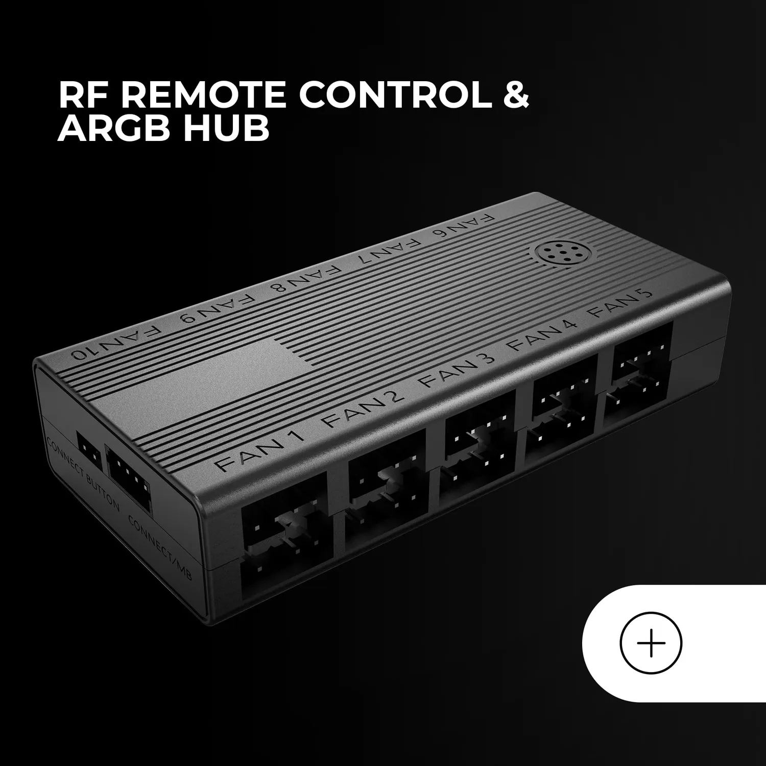 Mars Gaming MF-3DPROKIT Kit 3 Ventole 120mm ARGB Nero PWM