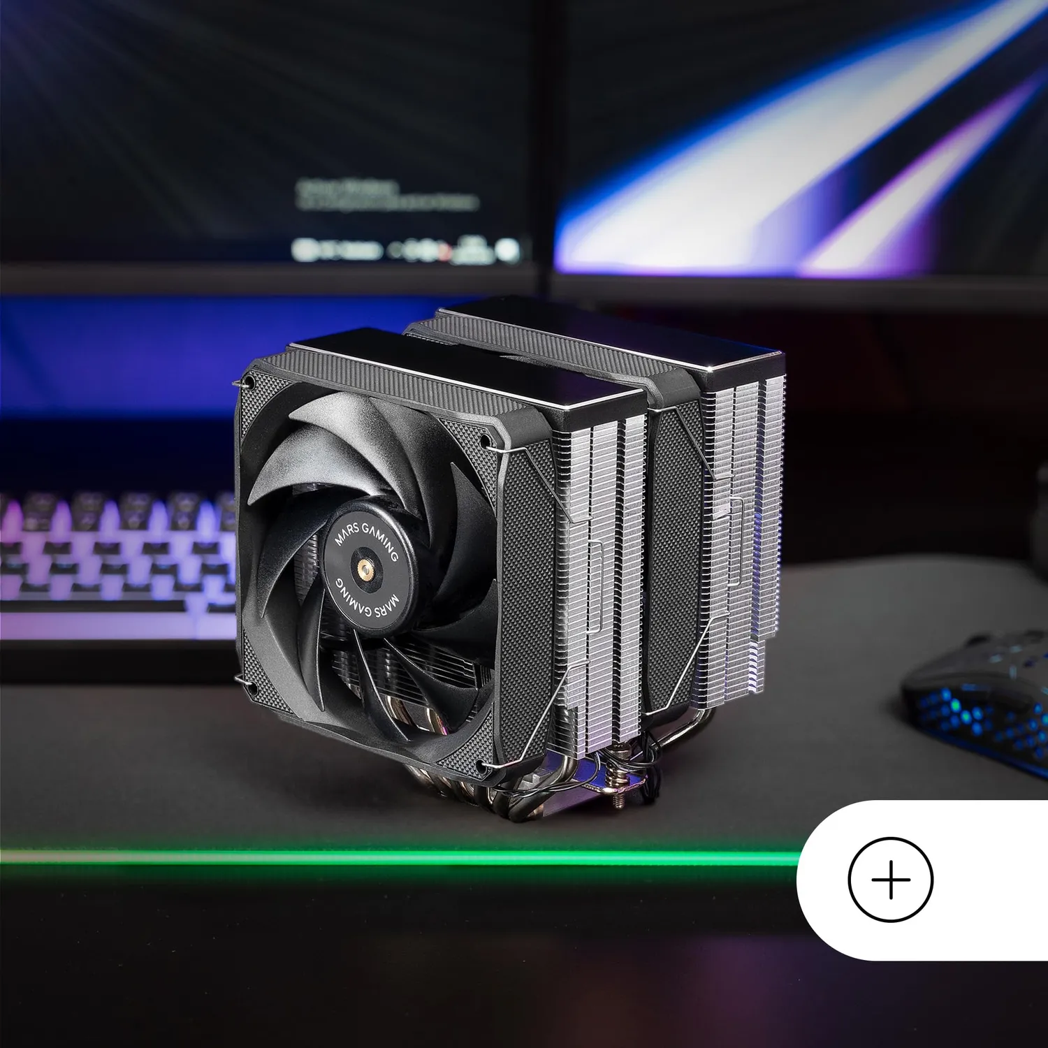Mars Gaming MCPU-XU9 dissipatore CPU doppia torre nero 400W