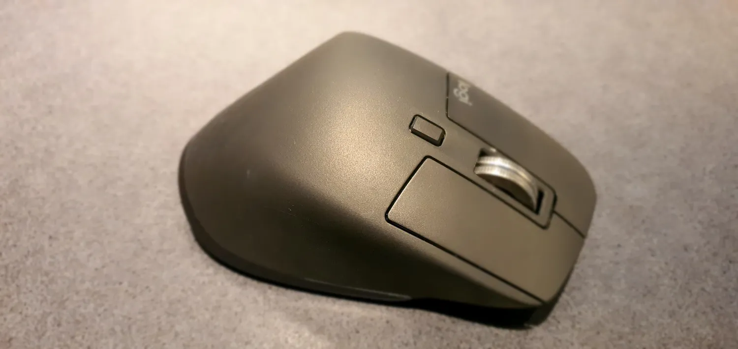 Logitech MX Master 3 mouse wireless nero ricarica USB-C