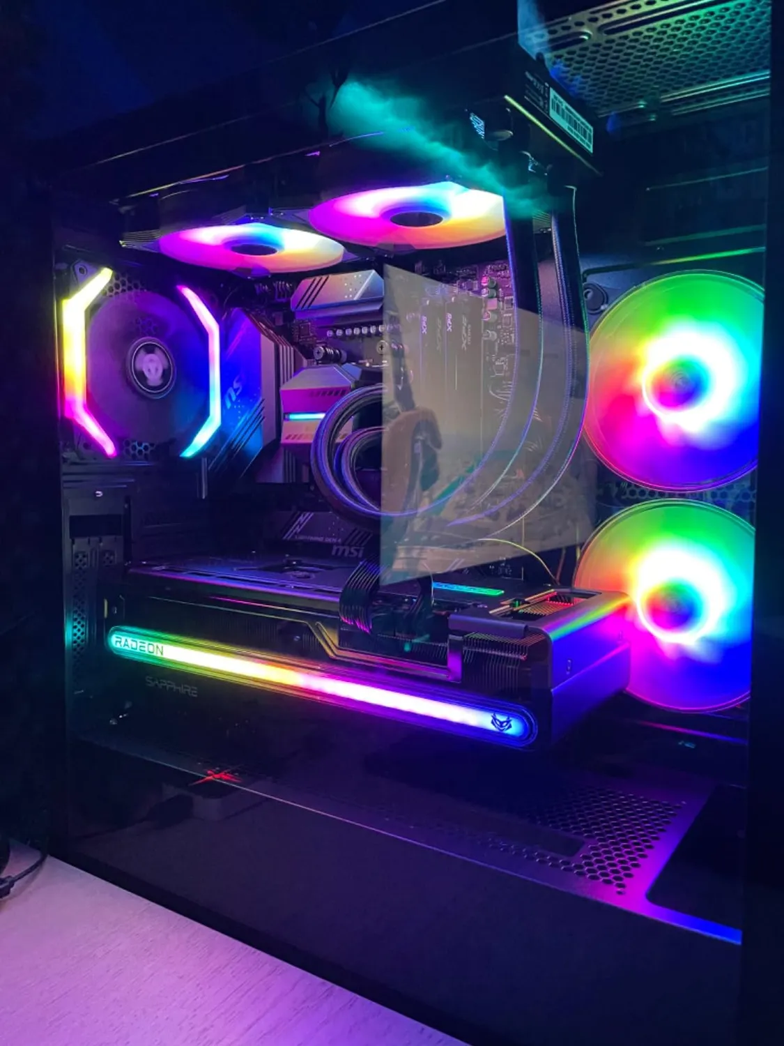 Mars Gaming MF-DUO kit 2 ventole PC FRGB nero 120mm