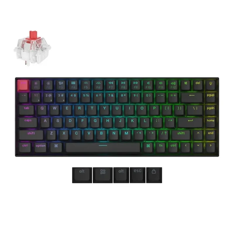 Keychron K2 V3 tastiera wireless 75% ISO-ITA Brown