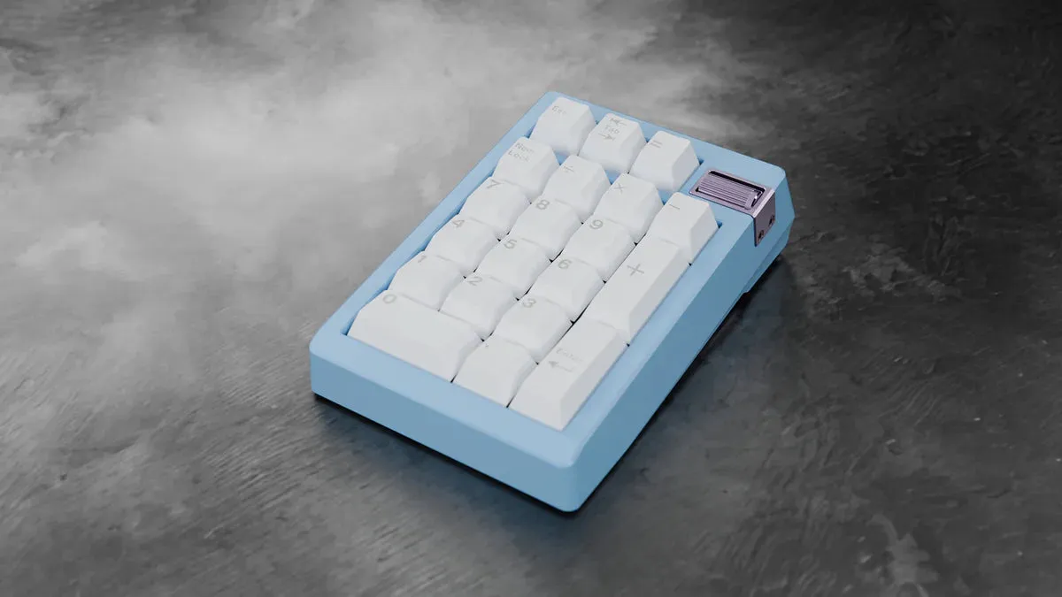 CoffeeKeys Zoompad TIGA tastierino Gunmetal Gray tri-mode
