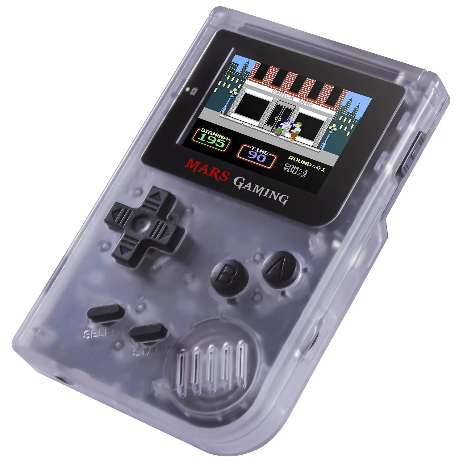 Mars Gaming MRBW console portatile retro bianca 151 giochi 2"