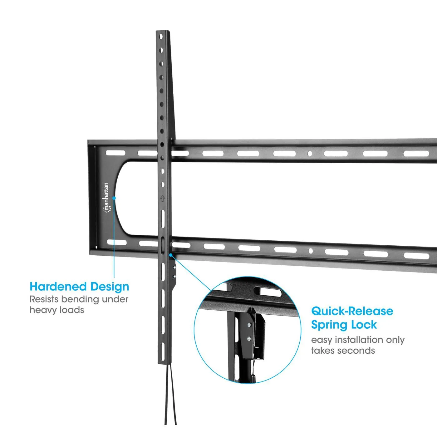 Manhattan supporto TV fisso 60-120 pollici 120kg 35mm