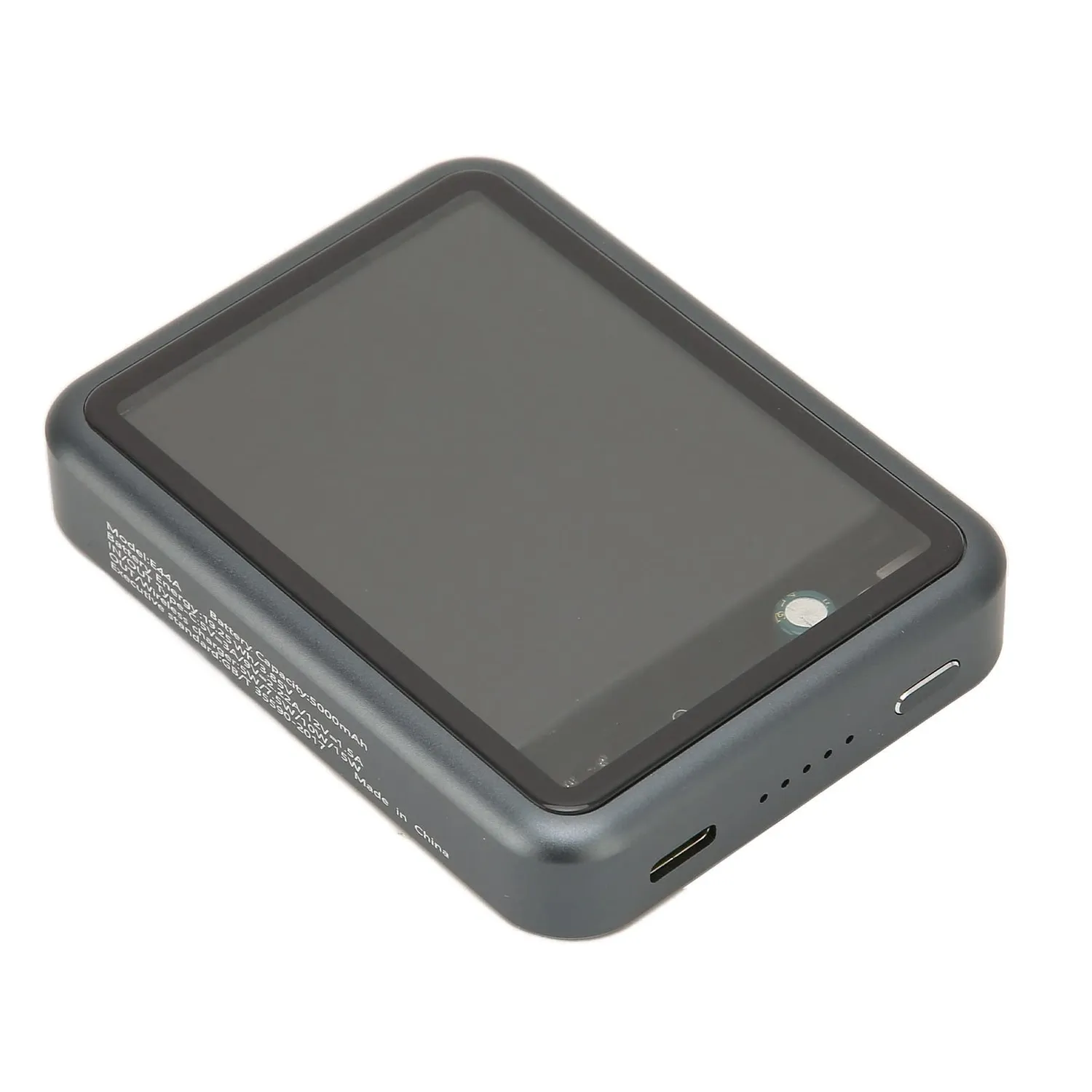 Zunate power bank magnetico 5000 mAh 22,5W trasparente