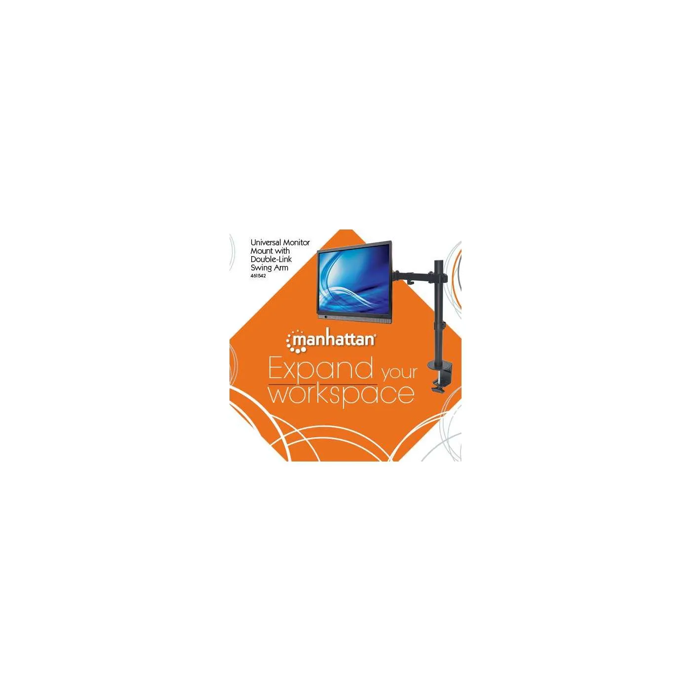 Manhattan Double-Link supporto monitor 13-32 pollici 8 kg