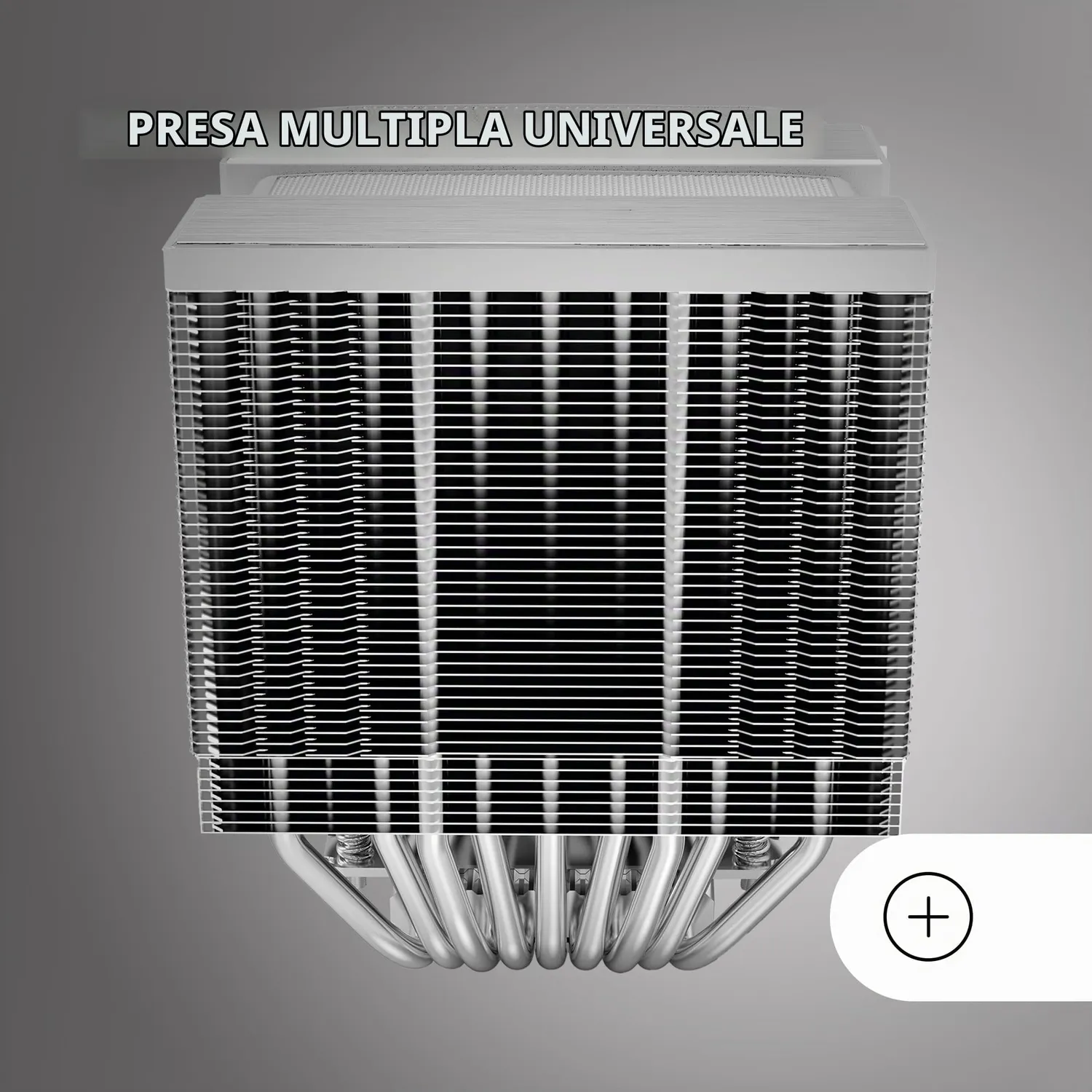 Mars Gaming MCPU-XU9W dissipatore CPU doppia torre bianco 400W