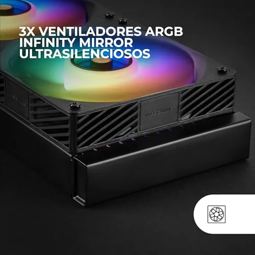 Mars Gaming ML-VISIONPRO360 Dissipatore Liquido 360mm Nero LCD