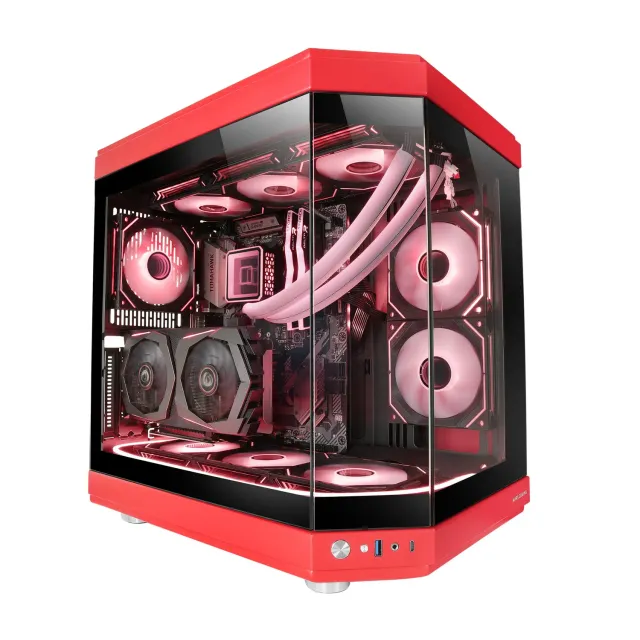 Mars Gaming MC-3T case ATX vetro temperato rosso