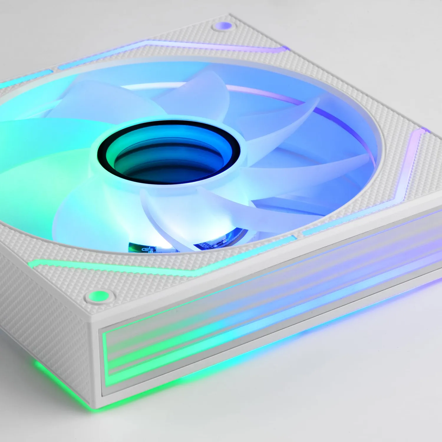 Mars Gaming MF-3DPROX2R ventole PC 120mm kit 2 bianche ARGB