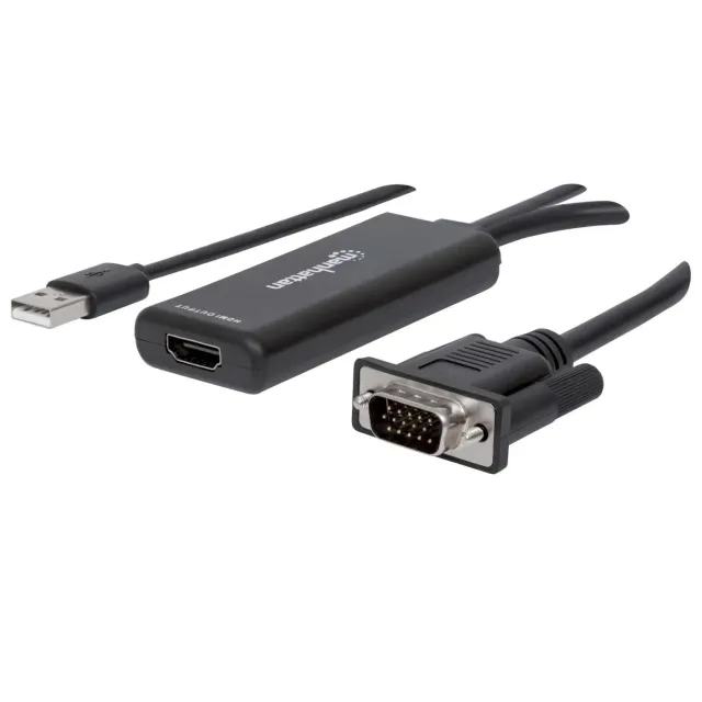 Manhattan Convertitore VGA-USB a HDMI 1080p