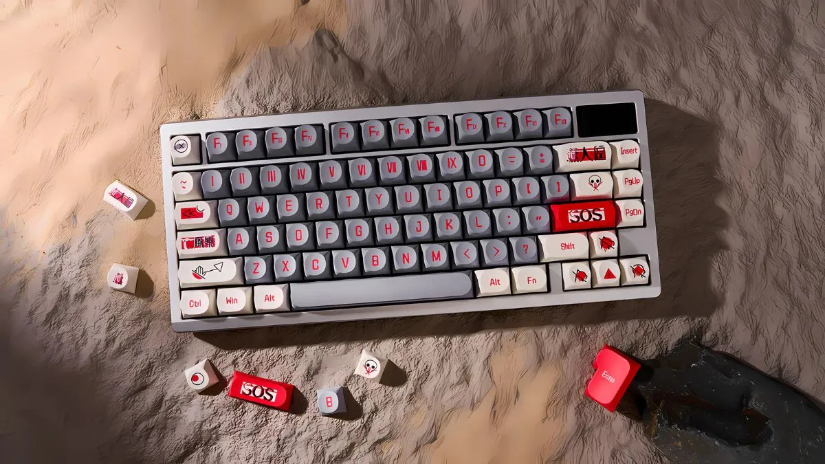 CoffeeKeys No Man's Land Lost Land keycaps PBT