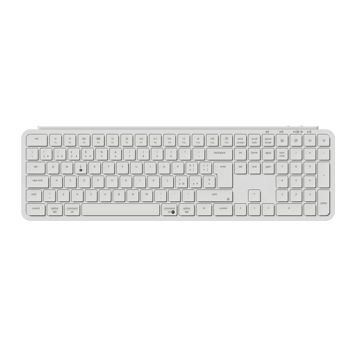 Keychron B6 Pro Ultra-Slim ISO-ITA tastiera Space Gray
