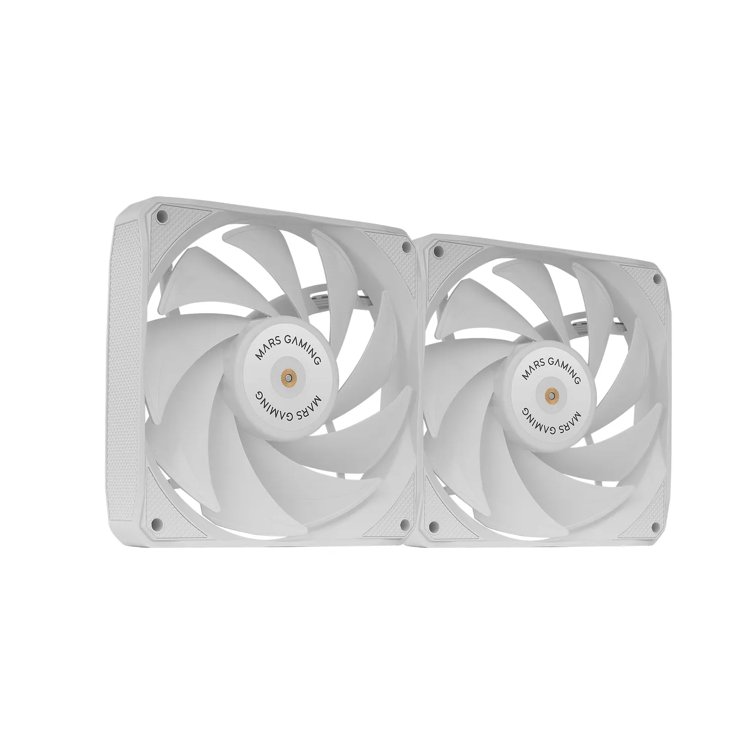 Mars Gaming MF-DUO kit 2 ventole PC FRGB nero 120mm