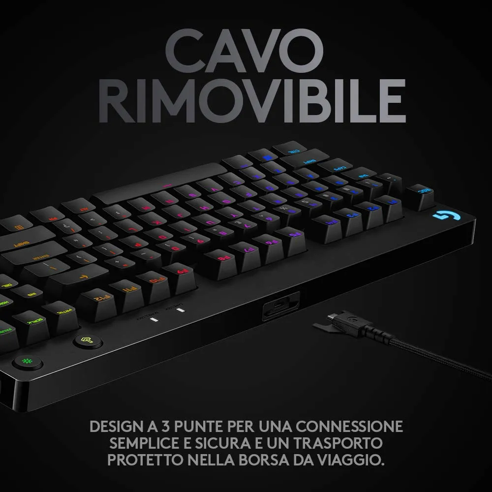 Logitech G PRO TKL tastiera gaming meccanica ITA nero GX Blue