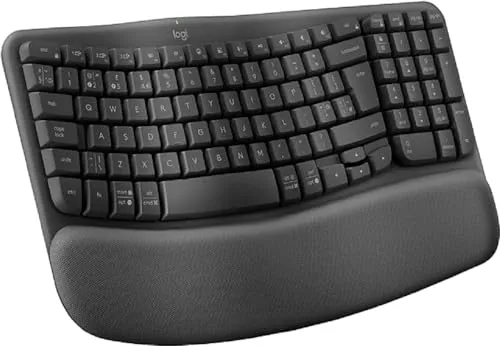 Logitech Wave Keys tastiera wireless UK QWERTY ergonomica
