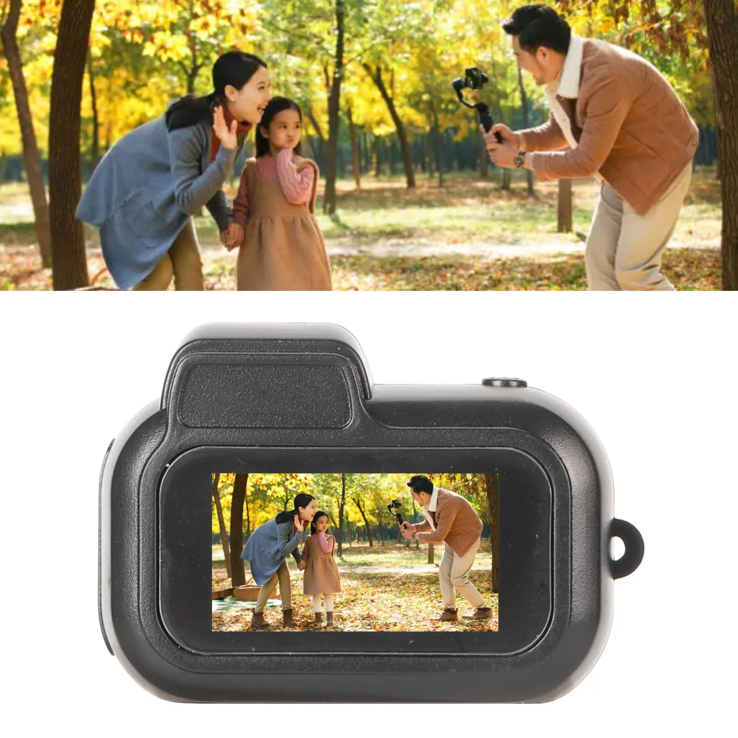 Zunate Mini Videocamera DV HD 1080P Display 0,96" ABS