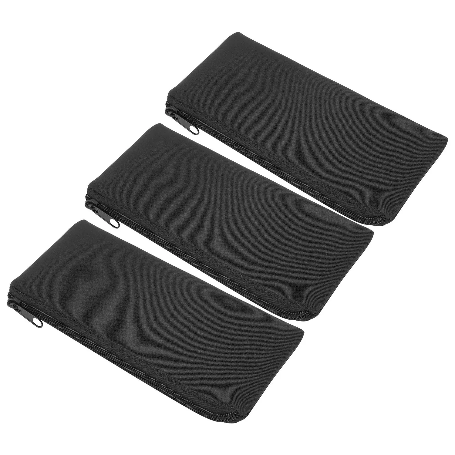 Zunate Astuccio Neoprene Nero 20x10cm Set 3 Pezzi
