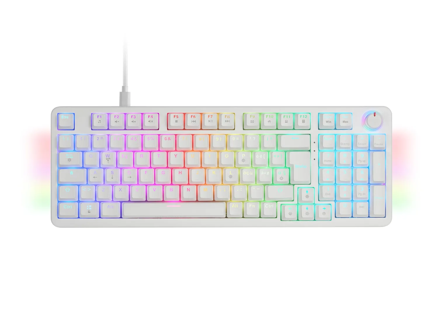 Mars Gaming MKPRO Tastiera Meccanica RGB IT Nera Silent