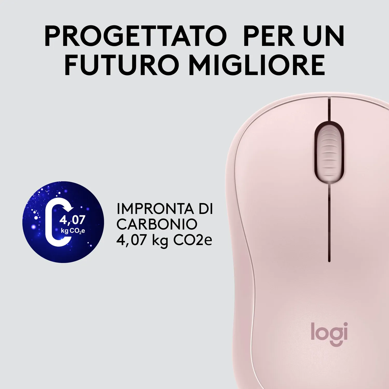 Logitech M220 Silent Mouse Wireless Rosa 18 Mesi