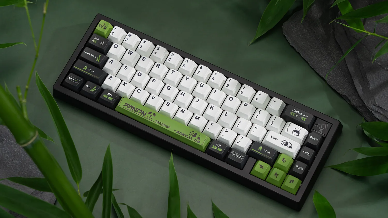 CoffeeKeys Zoom65 V3 Panda tastiera barebone nera