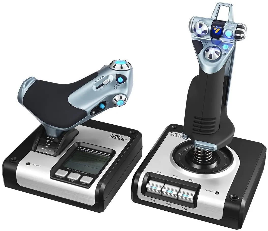Logitech X56 HOTAS joystick acceleratore RGB