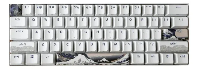 KBParadise V60 THE2 Great Wave tastiera 60% Cherry Brown