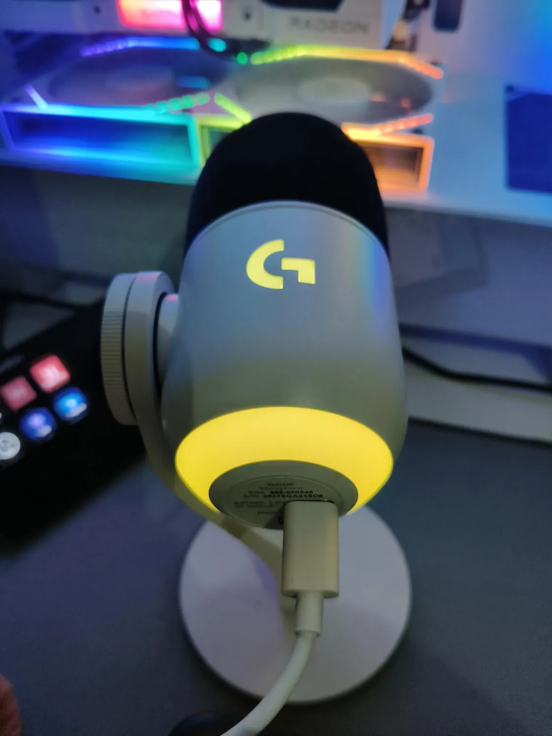Logitech G Yeti GX microfono USB RGB nero