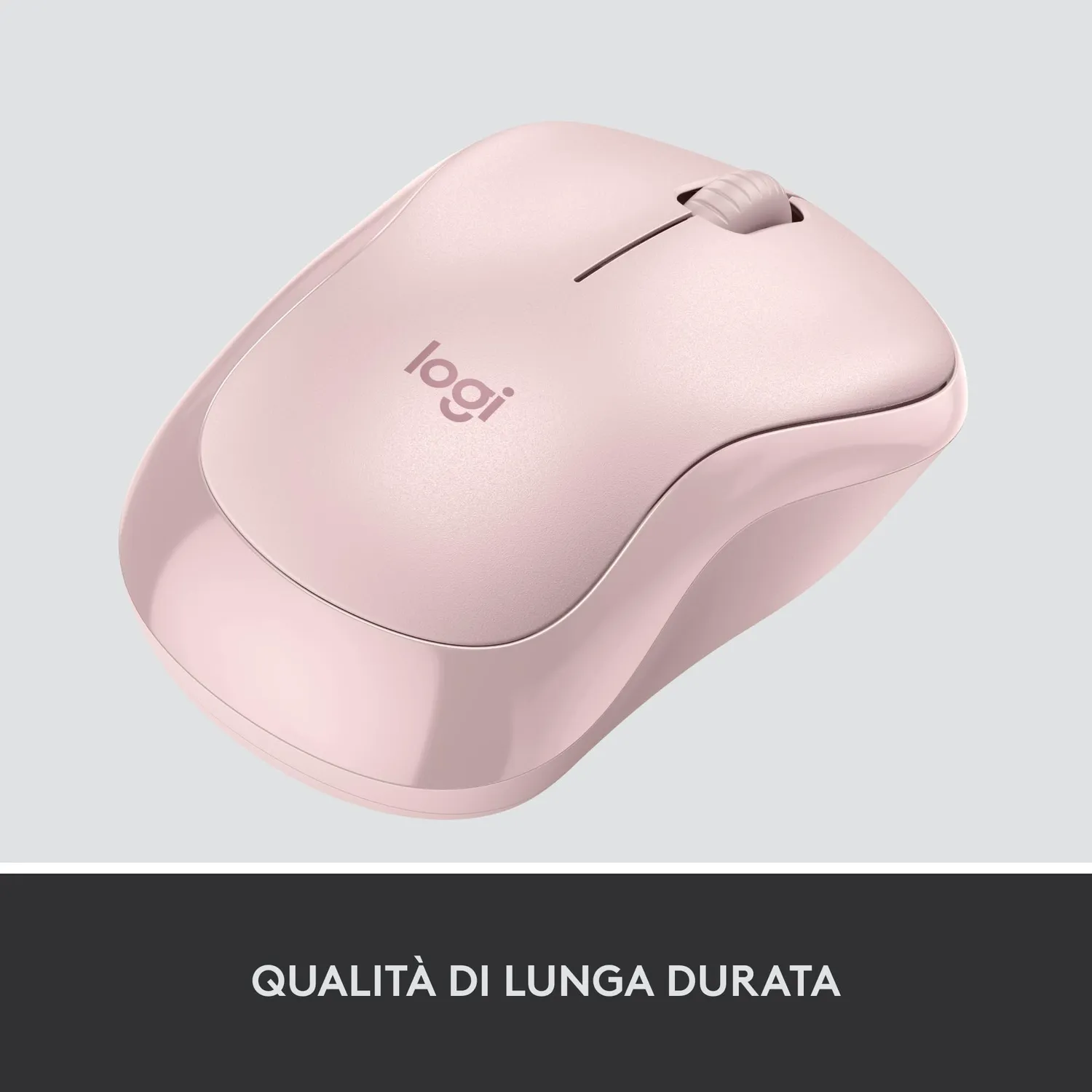 Logitech M220 Silent Mouse Wireless Rosa 18 Mesi