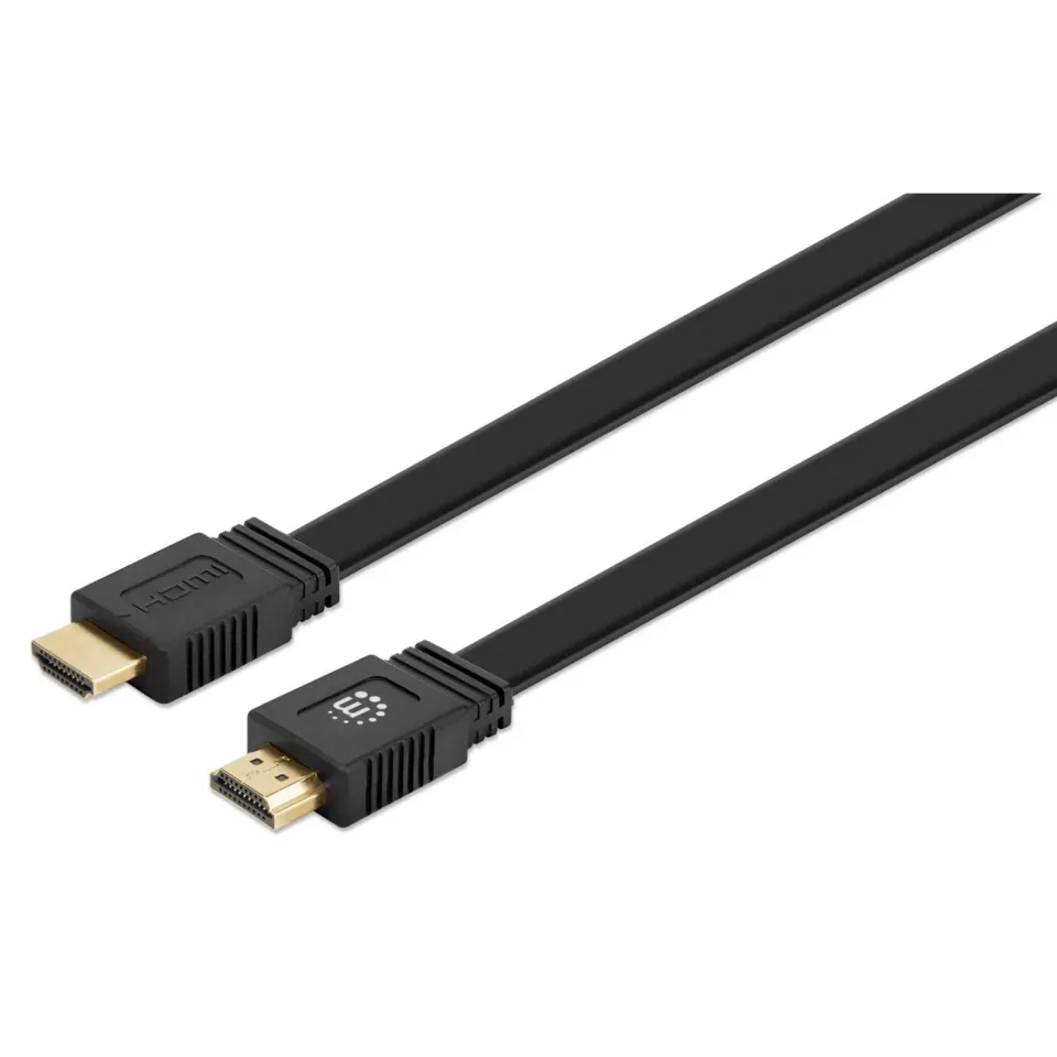 Manhattan Cavo HDMI Piatto 4K 5m Ethernet High Speed
