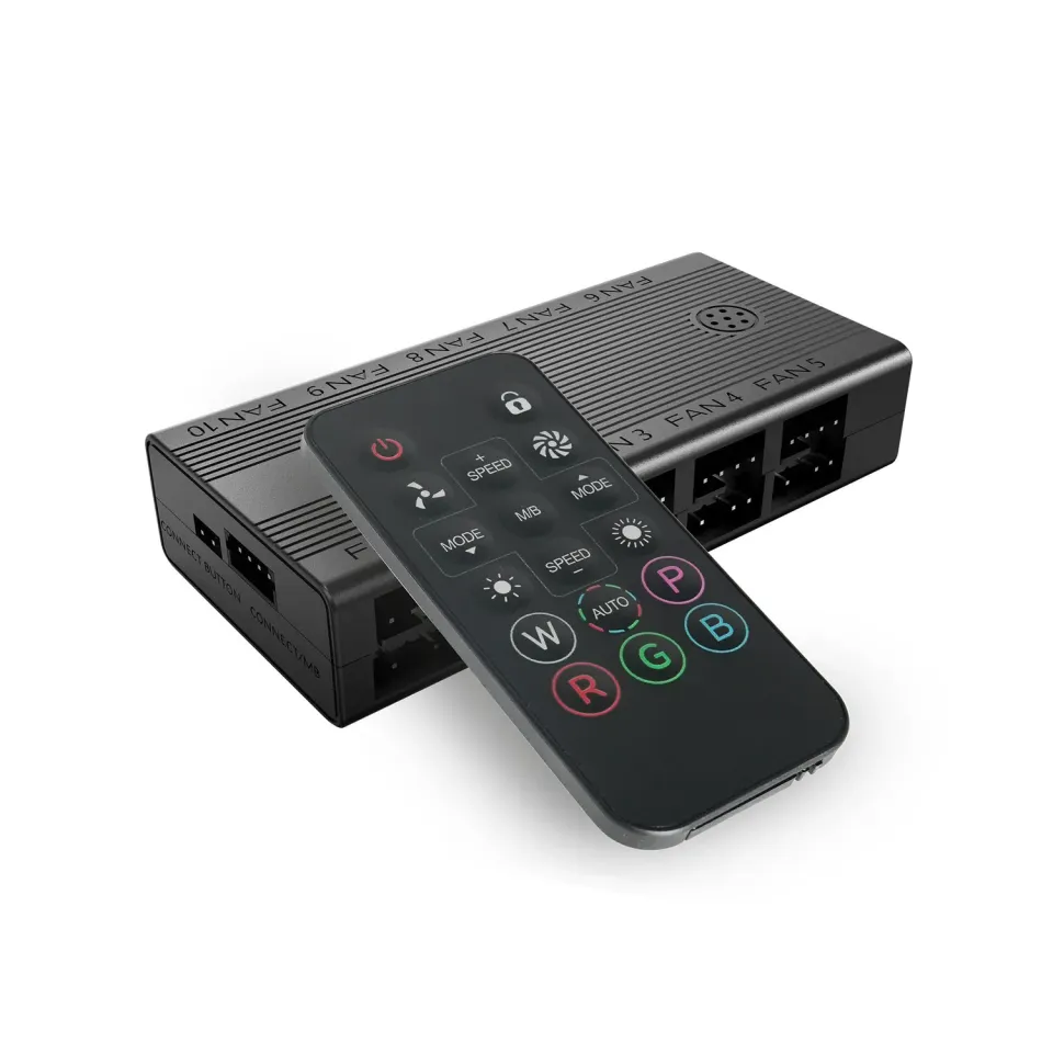 Mars Gaming MF-HUB controller ventole 10x PWM ARGB nero