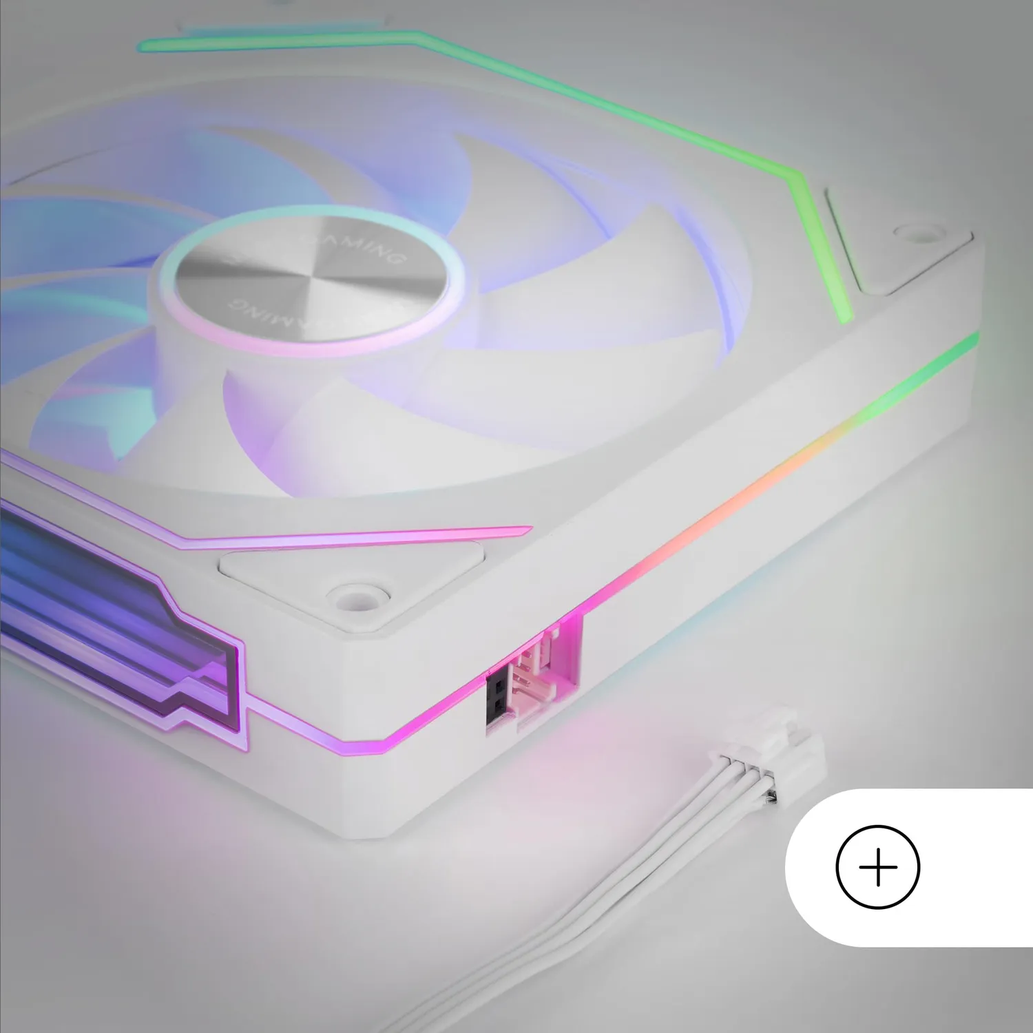 Mars Gaming MF-LINKFINITYKIT2 ventole 120mm bianche ARGB