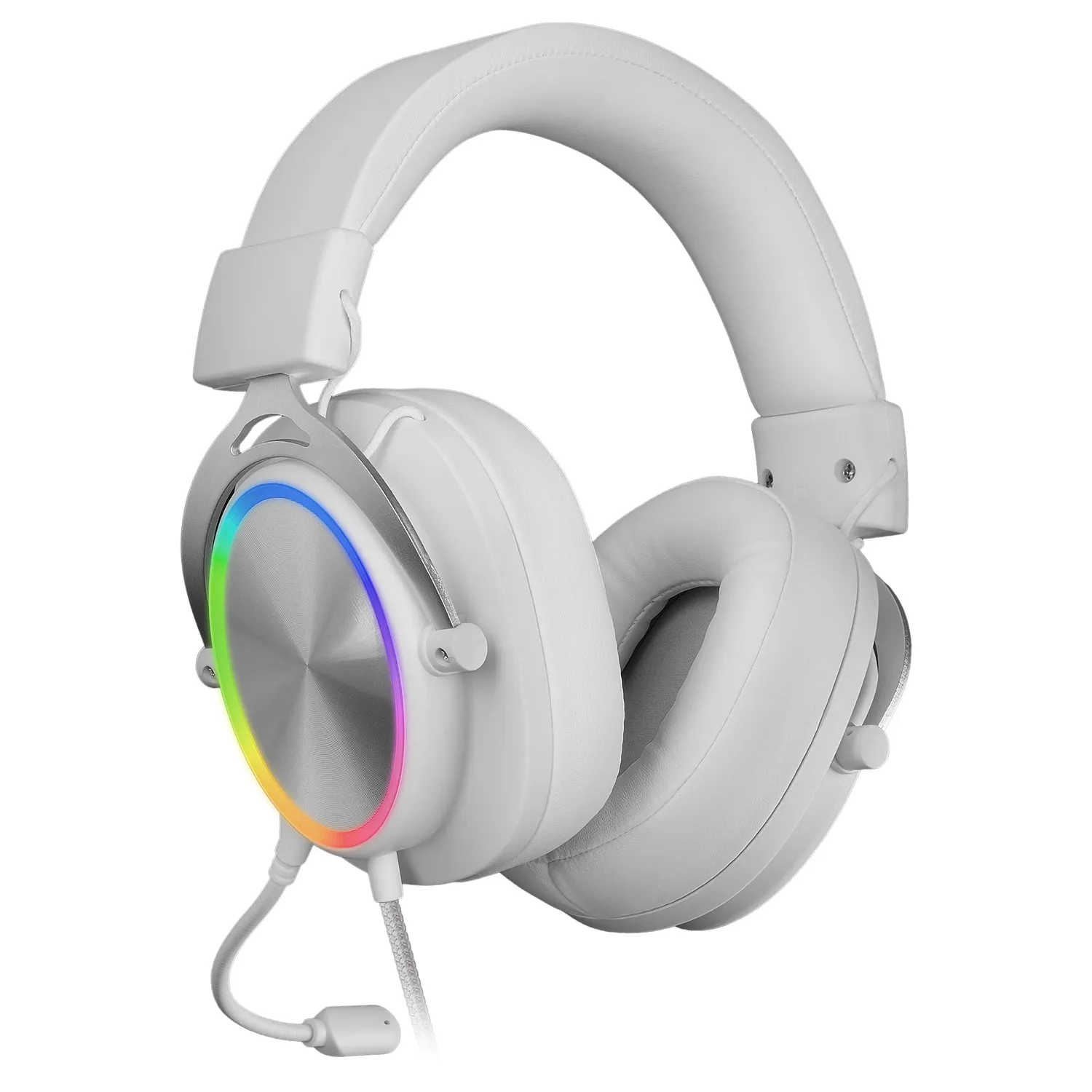 Mars Gaming MH-Forge cuffie gaming bianco driver 50mm