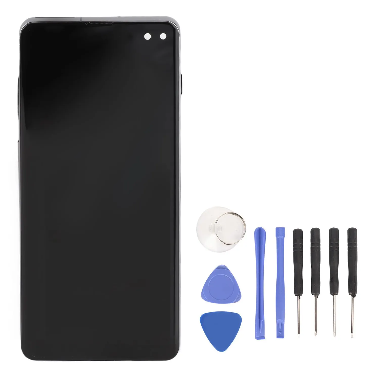 Zunate schermo S10 Plus 6,4" AMOLED nero G975F con frame