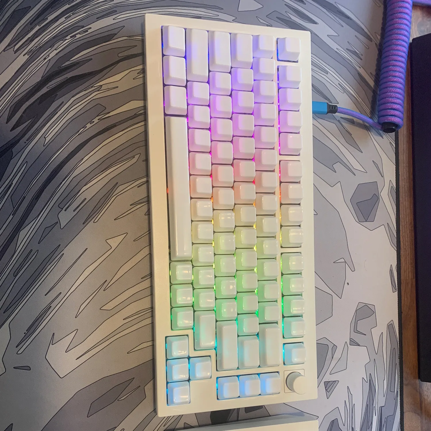 Cerakey Full Set V4 White keycaps ceramica 114 tasti