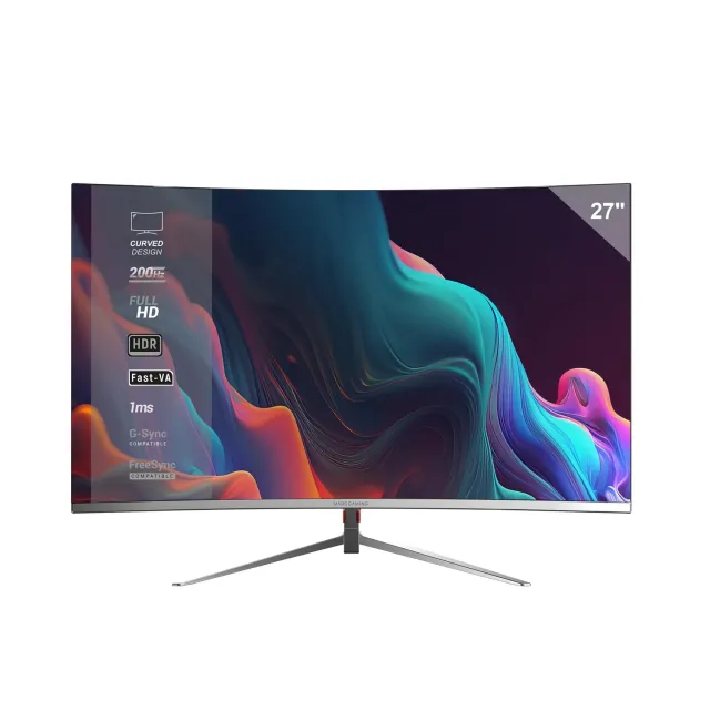 Mars Gaming MV-27C monitor curvo 27 bianco 200Hz