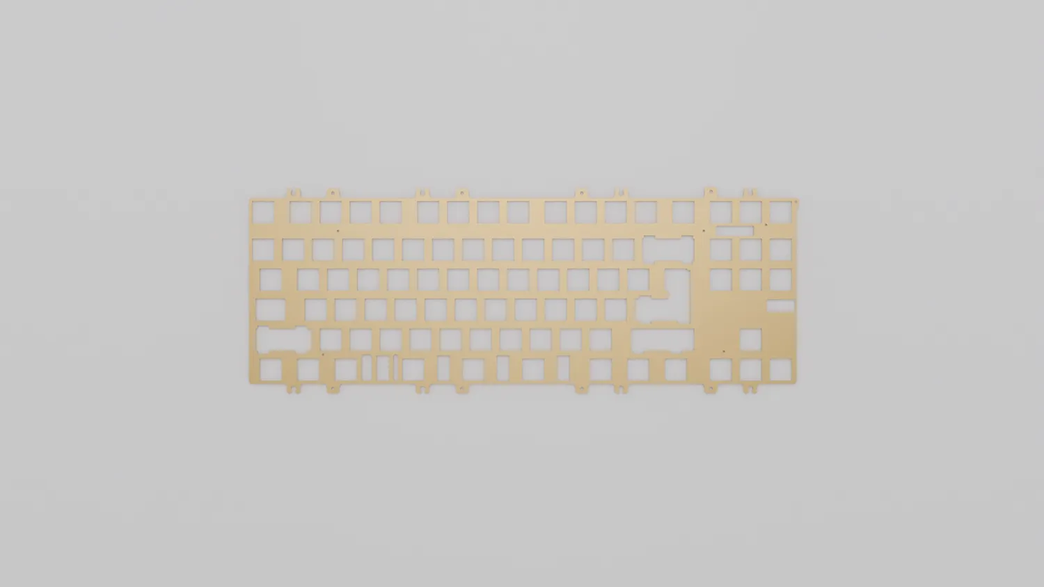 CoffeeKeys Zoom TKL Dyna piastra PC per tastiera