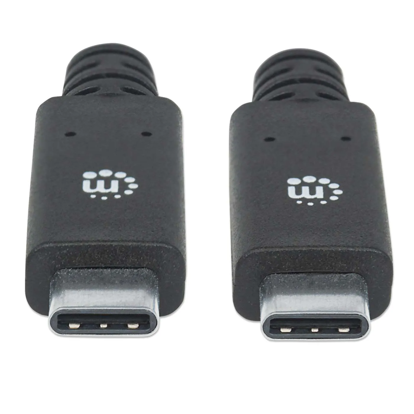Manhattan USB 3.0 cavo USB-C 2m 60W 5Gbps nero