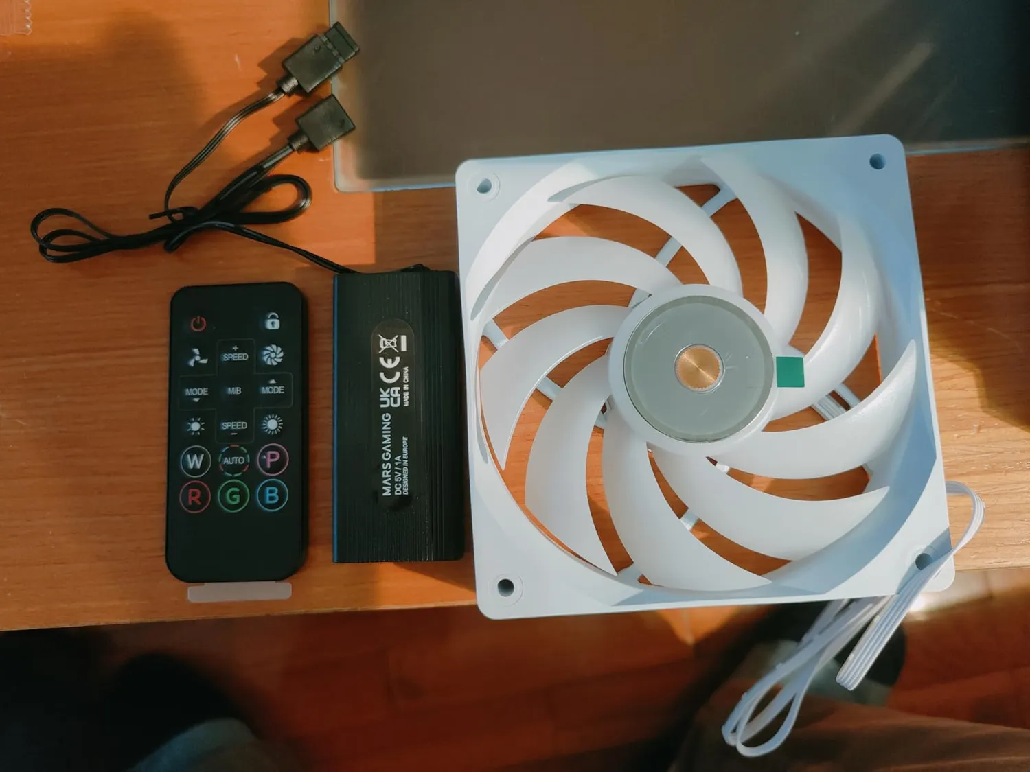 Mars Gaming MF-SI4KIT kit 4 ventole 120mm ARGB bianco