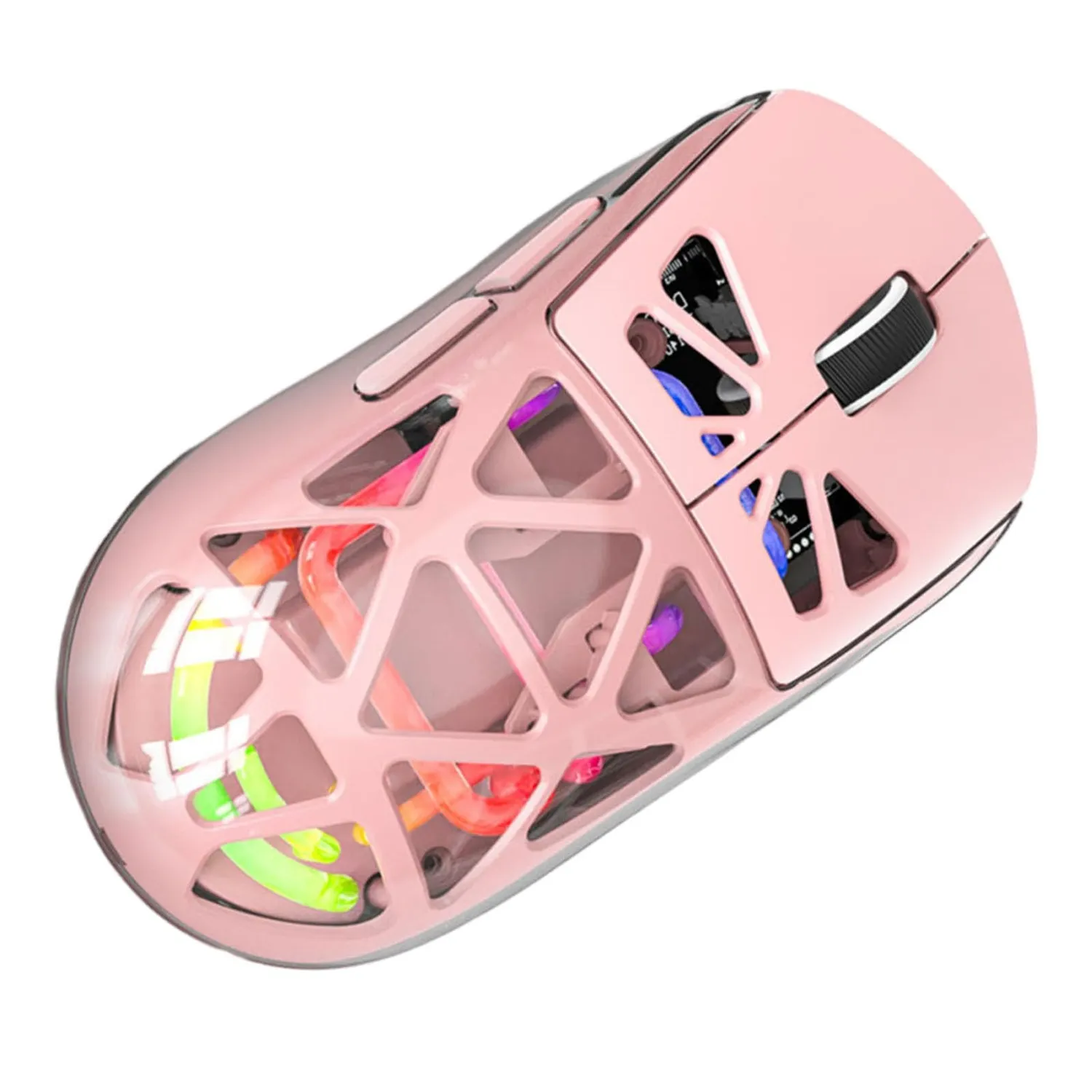 Zunate Mouse M7 Gaming Wireless rosa 4800 DPI 82 g