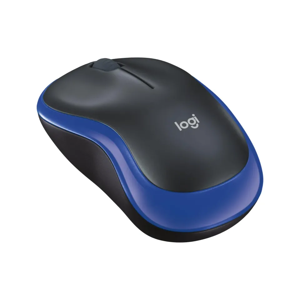 Logitech M185 Mouse Wireless Blu 2,4 GHz Compatto