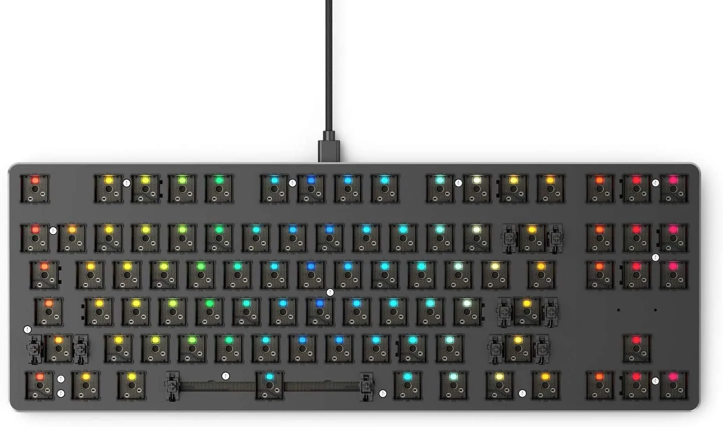 Glorious GMMK TKL tastiera barebone hot-swap ISO