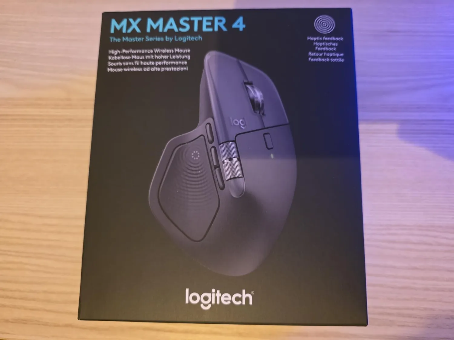 Logitech MX Master 4 mouse wireless ergonomico aptico